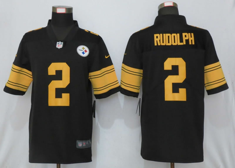 Nike Pittsburgh Steelers 2 Rudolph Navy Black Color Rush Limited Jersey,We sell and wholesale Nike Pittsburgh Steelers 2 Rudolph Navy Black Color Rush Limited Jersey on line form chian!